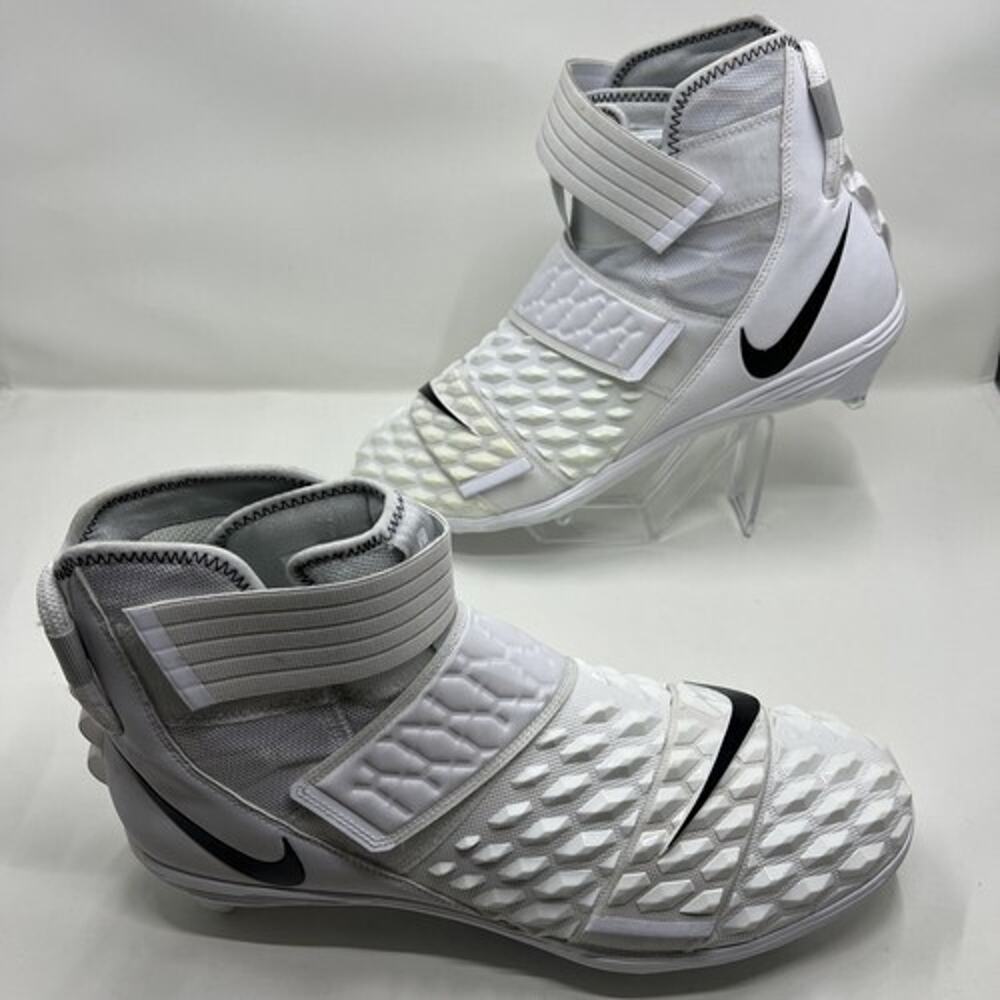 Nike Men's Size 15 Force Savage Elite White Football Cleats CI1710-100 NEW READ